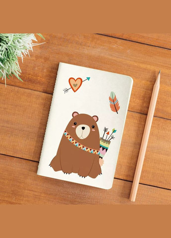 Наклейка на стіну в дитячий садок для дітей Звірі індіанці (лист 42 х 45 см) Б216-4 No Brand (302243093)