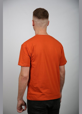 Футболка з бавовни унісекс з малюнком помаранчева milaassen Унісекс (301907251)