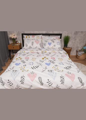 Комплект постільної білизни Бязь Gold Люкс «» євро 200х220 наволочки 2х40х60 (MS-820005750) Moon&Star Painting (302973816)