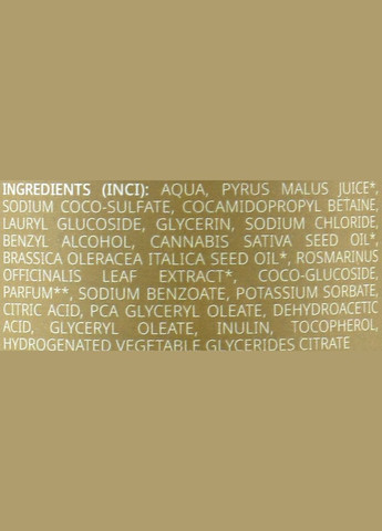 Шампунь для волос Shampoo Normal Hair Organic Hemp Oil 500ml (1149917-9018405) Benecos (368632019)