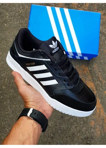 Чорні кросівки чоловічі adidas drop step white black адідас дроп степ демісезон No Brand