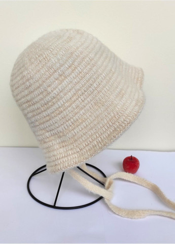 Жіночий Зимовий Капелюх Капор В'язана Тепла Шапка Капор на Зав'язках з М'якої Пряжі Модний Головний Убір на Зиму 2025 No Brand в'язана шапка капор з зав'язками (366453917)