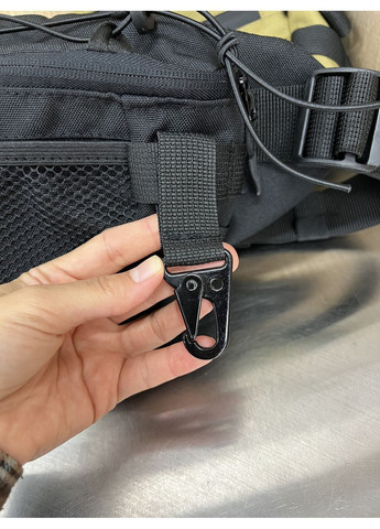 Нагрудна поясна сумка бананка МК з карабіном ToBeYou MK (350610681)