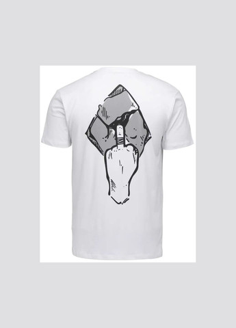 Белая футболка men's mono pocket tee white Black Diamond