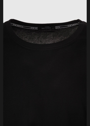 Чорна футболка однотонна чоловіча 001 (2000990511072a) shop (2000990511072) No Brand