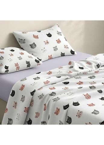 Дитяча постільна білизна фланель в ліжечко PLAYFUL CATS CS2 (4822052500330) Cosas (392564801)