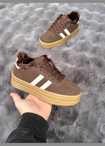 Кроссовки Vakko коричневые зима (315697651)