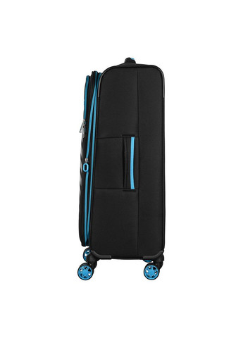 Валіза, Trek, поліестер, середня, 64/78л, TSA, 4 колеса, EXP, чорний 2E (370622235)