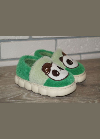Тапочки домашні Чуні дитячі зелені No Brand fangre (286421035)