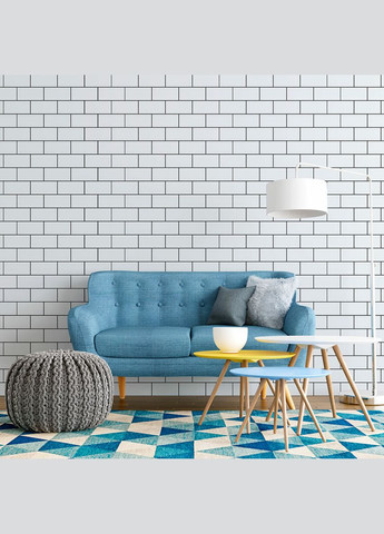 Самоклеюча вінілова плитка 600х600х1,5мм, ціна за 1 шт. (СВП-208) Глянець SW-00000515 No Brand (328578184)