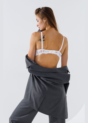 Белый бюcтгалтер Rumu