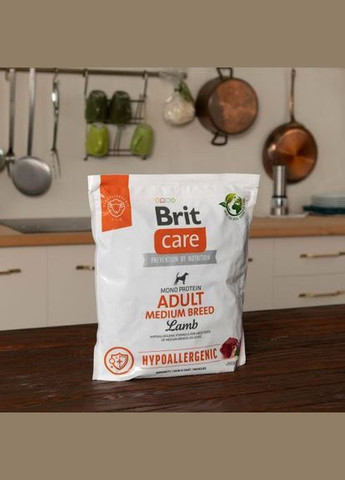 Сухой корм Dog Hypoallergenic Adult Medium Breed для собак средних пород, гипоаллергенный с Brit Care (323219561)