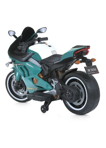 Детский электромотоцикл зеленый M 5056EL-5 Bambi (387094759)
