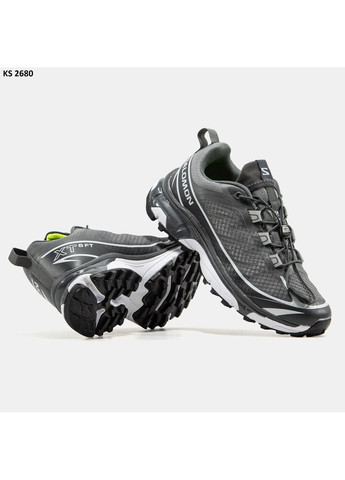 Сірі кросівки чоловічі salomon xt-6 ft gray саломон хт 6 сірі демісезон No Brand