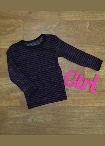 Джемпер для дівчинки в смужку, акрил в'язаний No Brand (315433758)