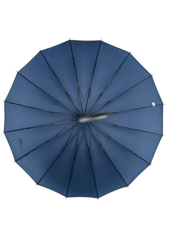 Синя жіноча парасолька-тростина на 16 спиць з принтом Toprain (289977411)