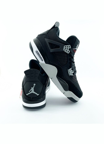 Кросівки жіночі і чоловічі Nike Air Jordan 4 Se black canvas | Найк Аір Джордан 4 чорні No Brand чорні всесезони (314794828)