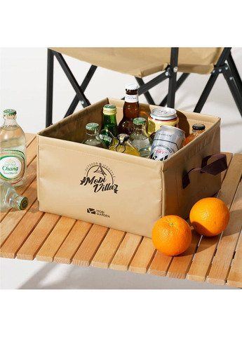 Ведро складное Square Bucket 13л EX20674001 mango Mobi Garden (370666375)