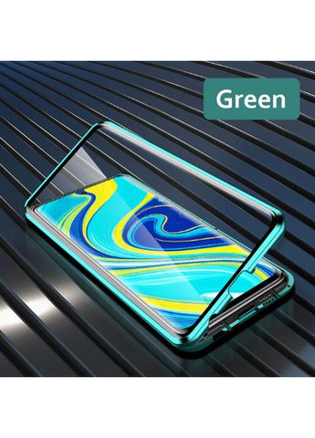 Магнитный чехол FULL GLASS 360° для Redmi 9A / Зеленый Xiaomi (369646724)