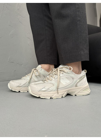 Бежеві Осінні кросівки чоловічі new balance 530 light beige нью беланс 530 No Brand