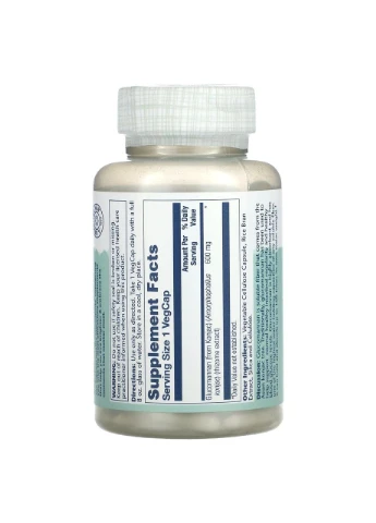 Экстракт глюкоманана Glucomannan Rhizome Extract 600 мг 100 капсул Solaray (365754643)