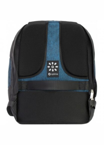 Рюкзак шкільний Antitheft" 17 Чорний із синім (O97366-02) Optima anti-theft" 17 чорний із синім (268146705)