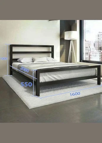 Кровать металлическая в стиле Лофт StepLoft Bed-100 No Brand (366973400)