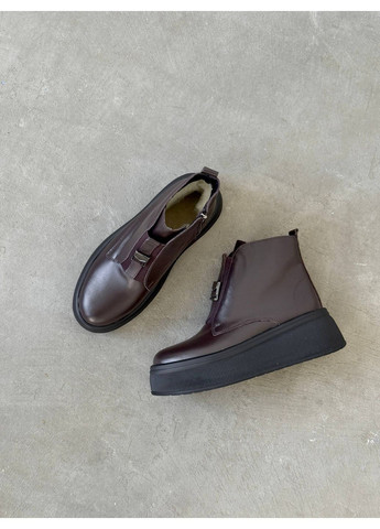 Зимние зимние кожаные ботинки Helen