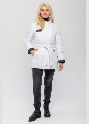 Белая демисезонная куртка мартина белый MioRichi
