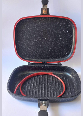 Двойная сковорода гриль с антипригарным мраморным покрытием 32 см (EB-8138) Edenberg (300079364)