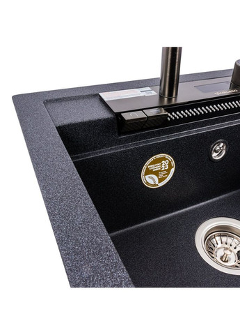 Гранітна мийка VIVA 5149 матова Карбон Valeso (358059658)