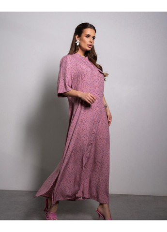 Розовое повседневный платья 14660 темно-розовый ISSA PLUS