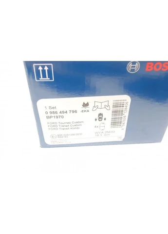 Комплект тормозных колодок (дисковых) (задних) Ford Transit Custom/Tourneo Custom V362 12- 0 986 494 796 Bosch (332670563)