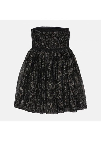 Чорна вечірня сукня,чорний в золотисті візерунки,camaïeu Camaieu