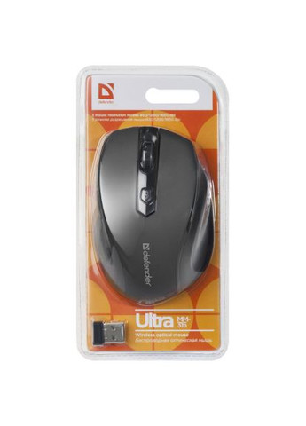 Мышка (52315) Defender Ultra MM-315 Wireless Black (366650627)