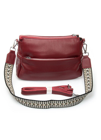 Женская кожаная сумка классическая 2048-9 red Alex Rai (367992164)