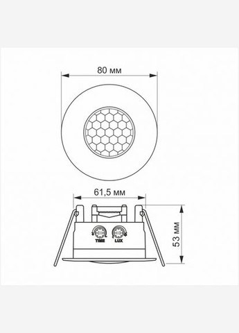 Датчик руху та освітленості VL-SPR17W 220V 1200W інфрачервоний (VL-SPR17W) Videx (315831713)