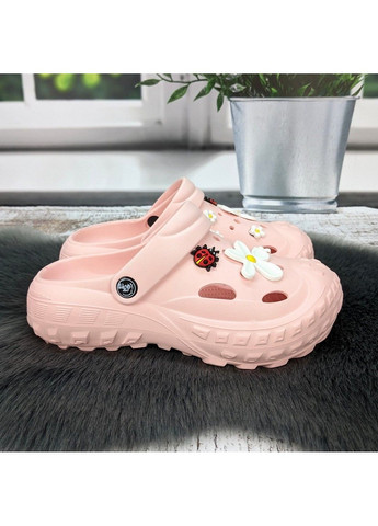 Кроксы женские с джибитсами Jose Amorales (336709068)