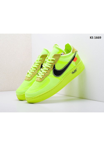 КРОСІВКИ ЖІНОЧІ NIKE X OFF-WHITE AIR FORCE 1 LOW НАЙК No Brand білі демісезони (369389459)