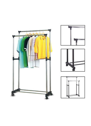 Вішалка для одягу телескопічна MINI (720Lx450Wx1000H) No Brand (362493097)