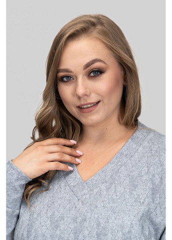 Серый демисезонный женский свитер из ангоры мелисса all posa (ap102600p) A'll Posa