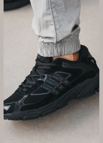Чорні всесезон кросівки чоловічі adidas responce cl black | адідас респонс сл чорні No Brand