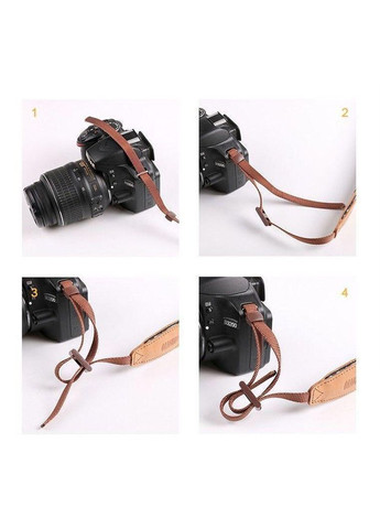 Винтажный ремень на плече для зеркальной фотокамеры, универсальный ремень на шею Коричневый (код: IBX008K) Digital (348321811)