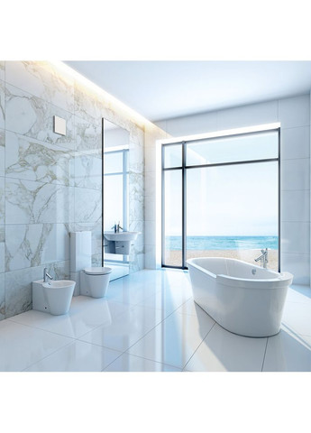 Панель для витяжних вентиляторів dRim 100/125 White Mat Plexi (01-161) airRoxy (316190577)