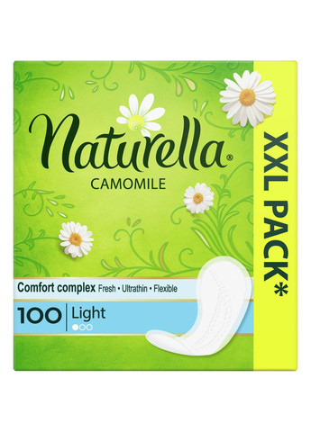 Щоденні прокладки (8001090603807) Naturella camomile light 100 шт. (268144588)