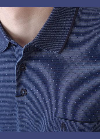 Синяя футболка-поло мужское для мужчин Ragman