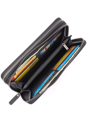 Сумка клатч на зап'ястя чоловіча з натуральної шкіри для телефону та документів велика Чорний 38307 Vintage (355245210)