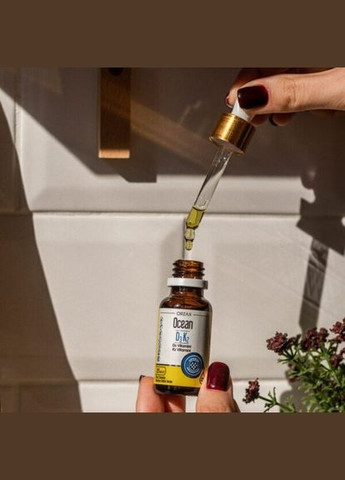 Вітаміни та мінерали Ocean D3K2 Drop, 20 мл Orzax (333976621)