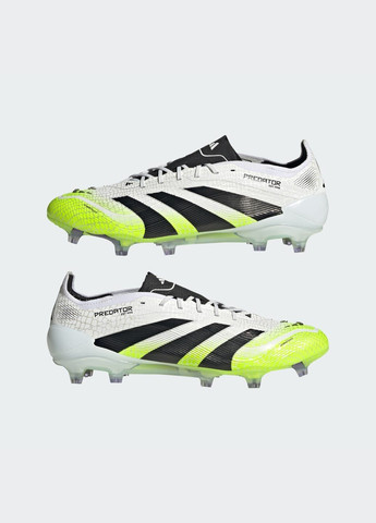 Білі літні бутси predator elite firm ground adidas