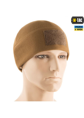 Шапка Watch Cap Elite фліс (270г/м2) з липучкою Coyote Brown M-TAC (315148430)